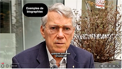 Trois exemples de biographie